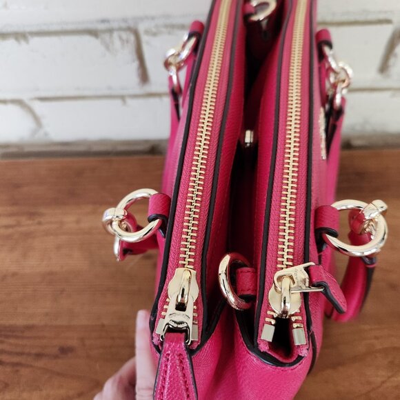 Nwot Coach Christie Red Leather Shoulder Bag/Crossbody Purse - Picture 8 of 15